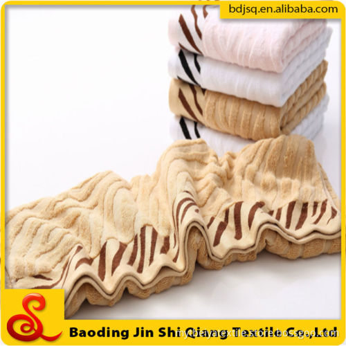 Wholesale Bamboo Antibacterial Jacquard Bath Towel Sets